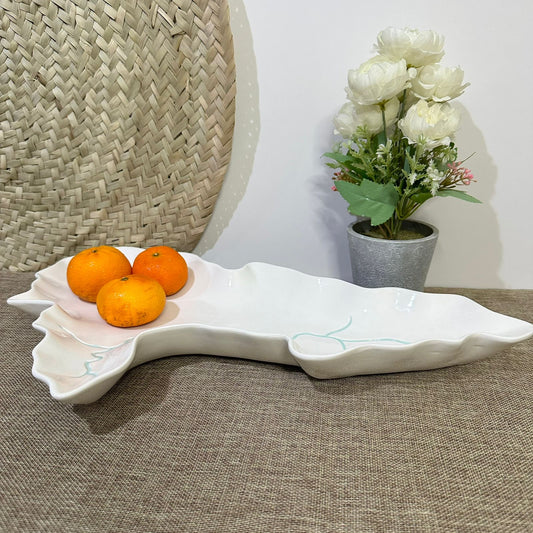 Irregular Stylish Porcelain Serving Platter styl2 - Diqqawi Plates