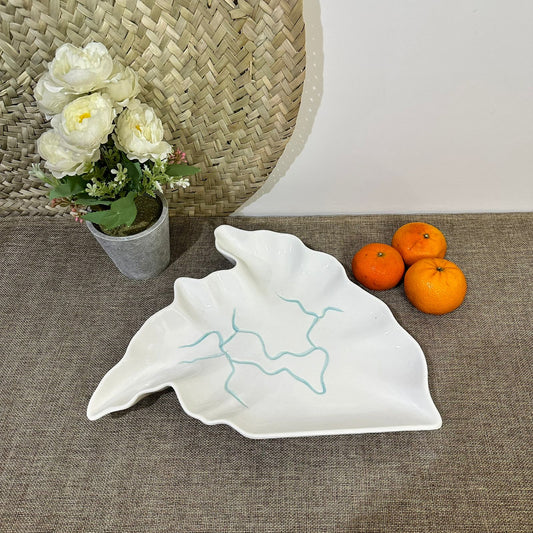 Irregular Stylish Porcelain Serving Platter styl6 - Diqqawi Plates