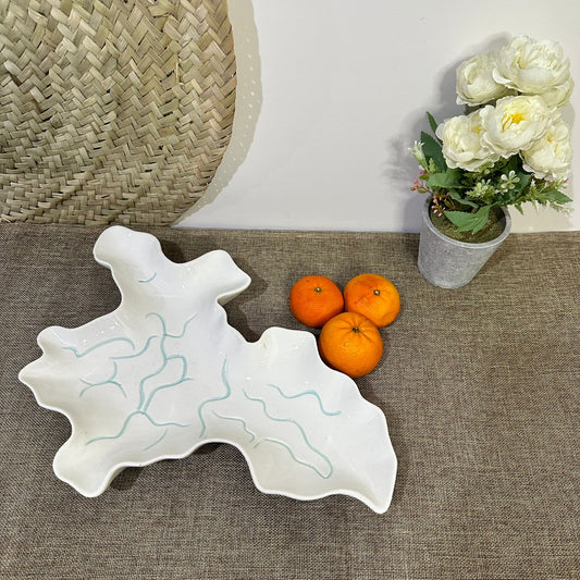 Irregular Stylish Porcelain Serving Platter styl4 - Diqqawi Plates