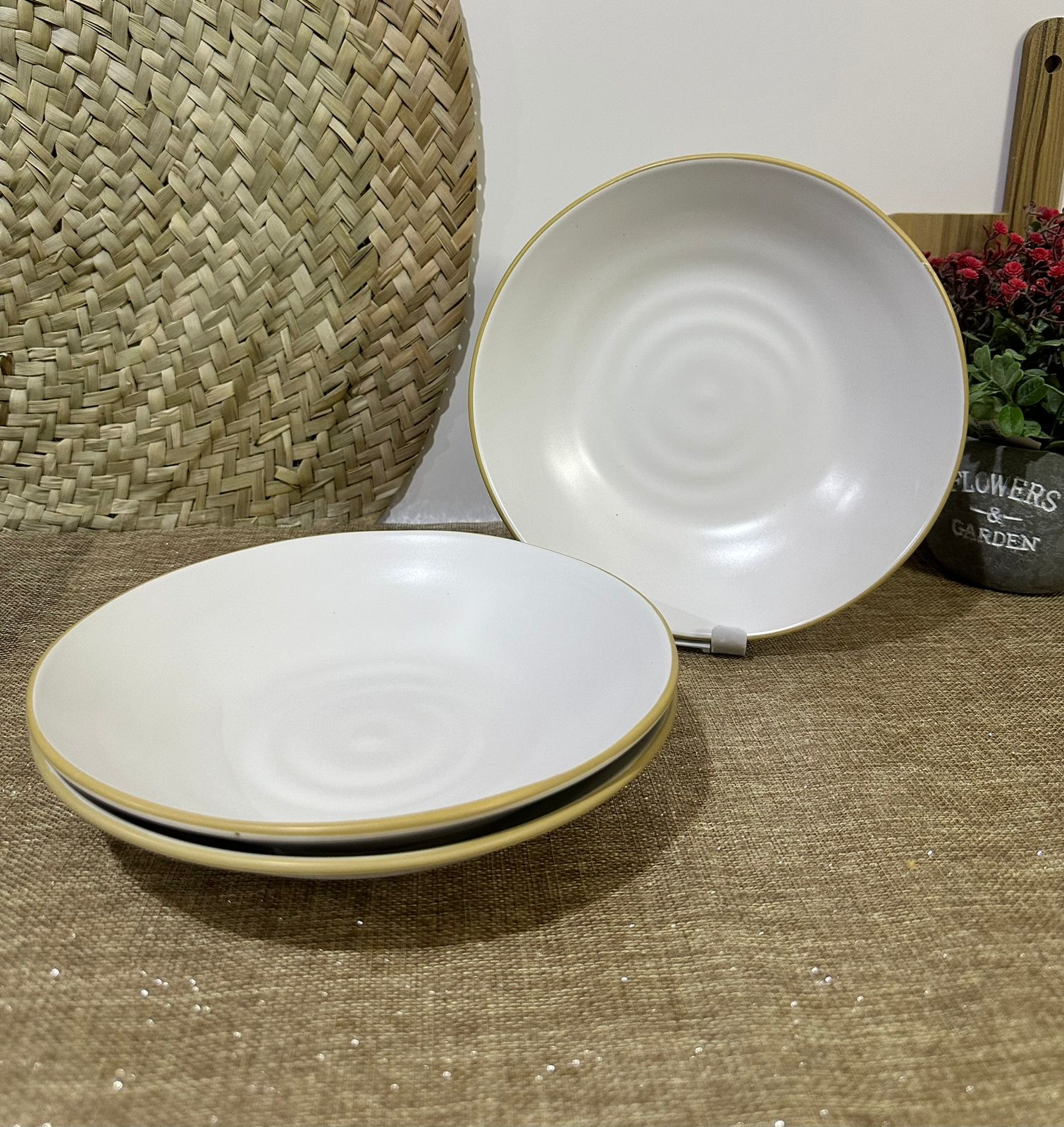 Luxury large Serving & dinning plate 22cm - Diqqawi Plates