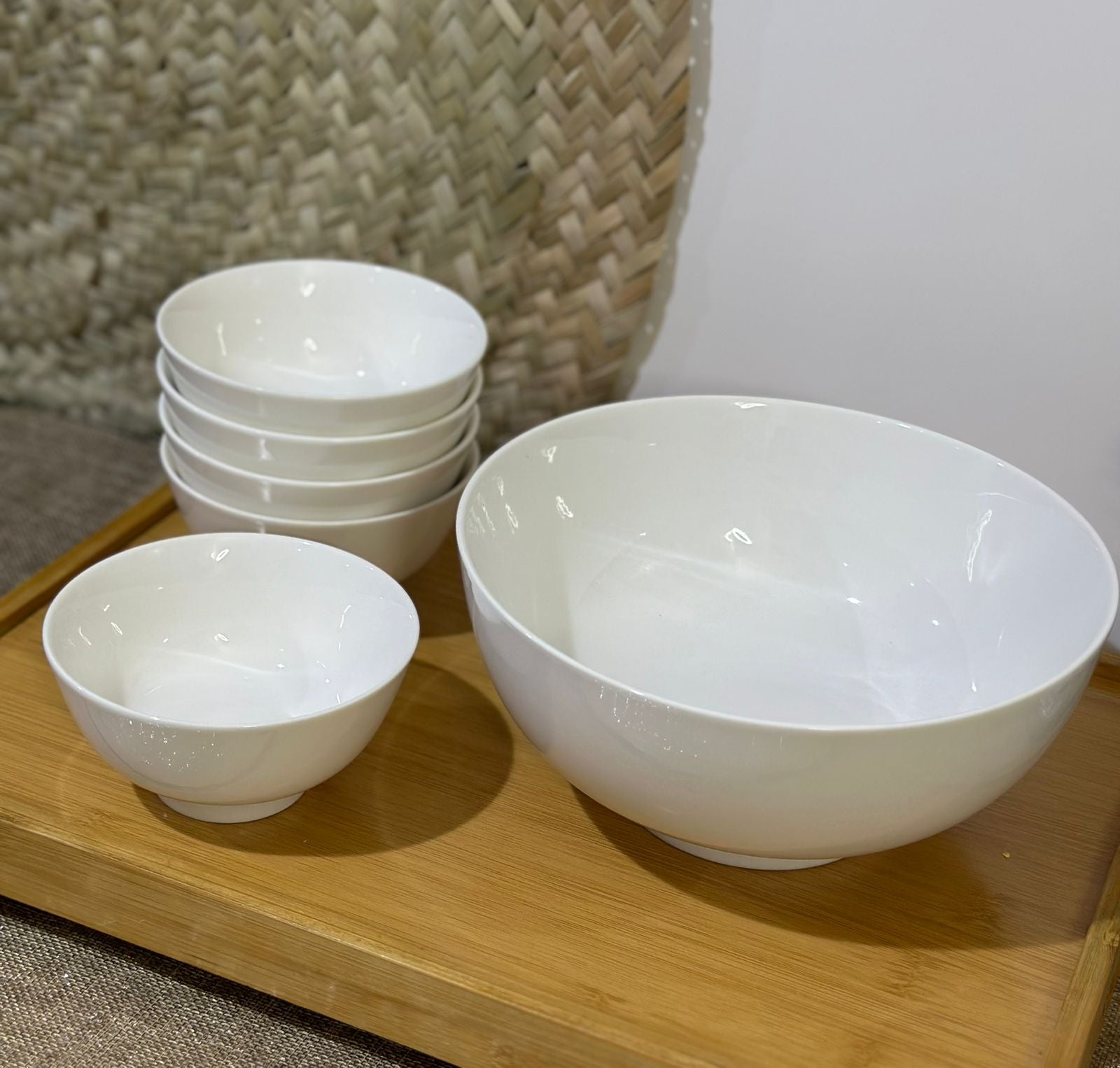 6 pcs set Porcelain Soup bowls - Diqqawi Plates