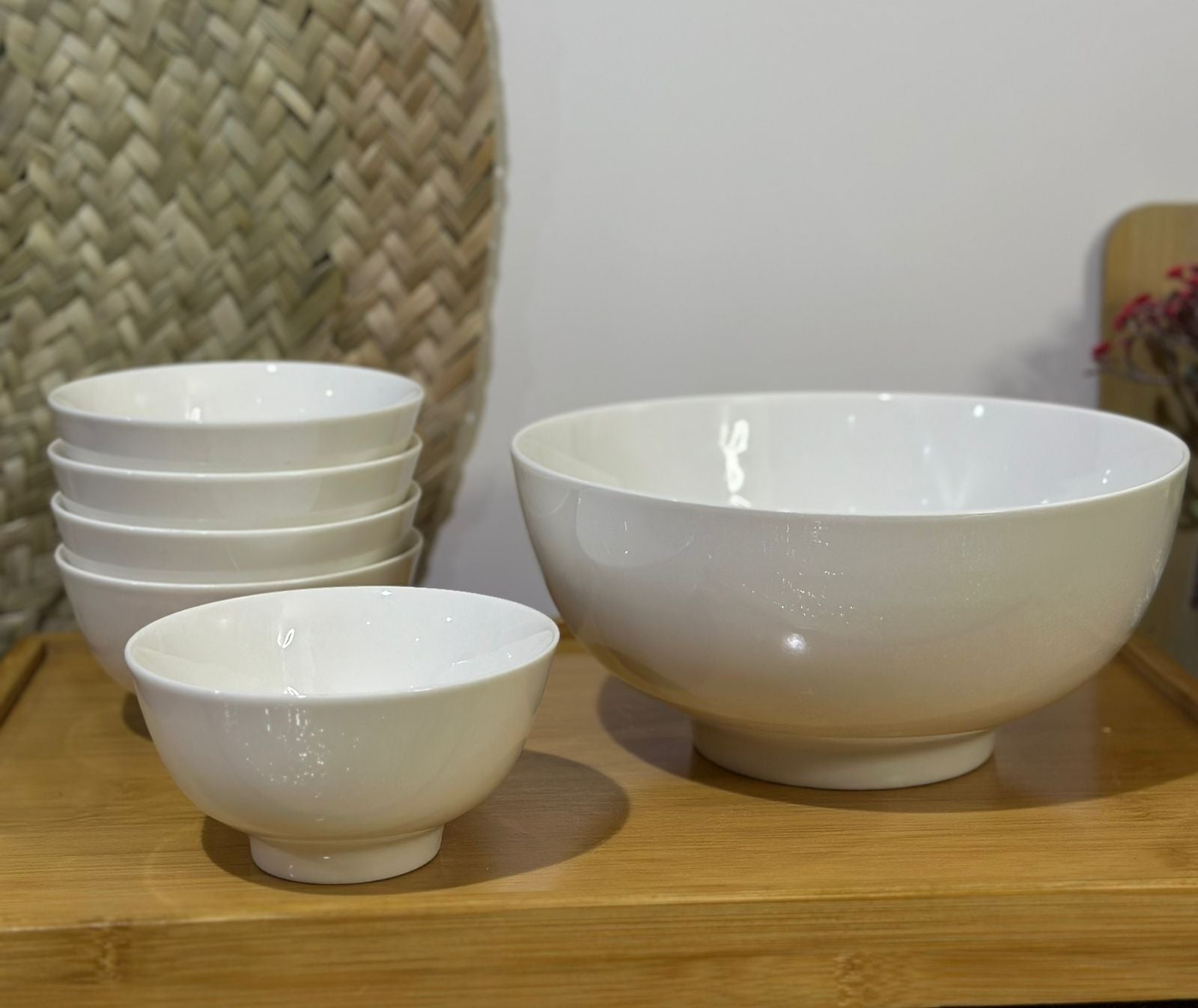 6 pcs set Porcelain Soup bowls - Diqqawi Plates