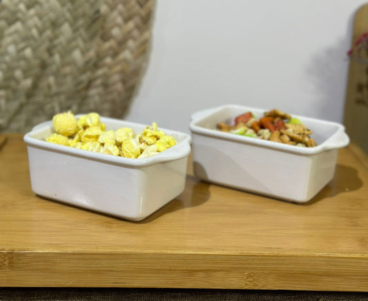 Small Stylish Porcelain container styl2 - Diqqawi Plates