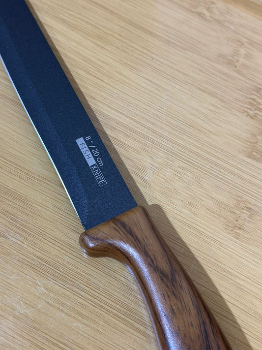 Stainless Steel Fish Knife with wooden hand - Diqqawi Plates