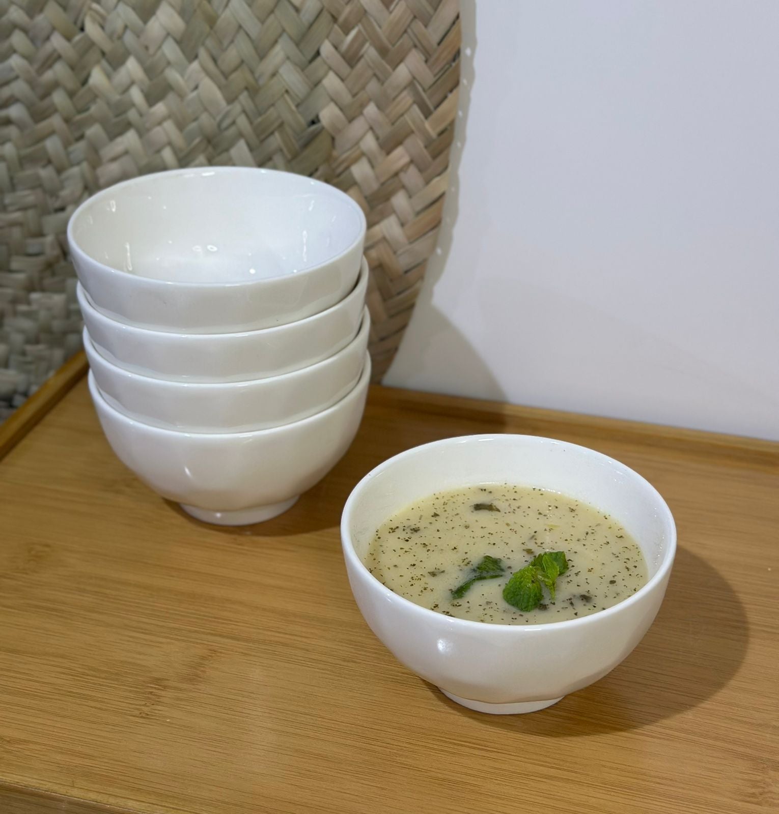 Luxury White Bowl for soup - Diqqawi Plates