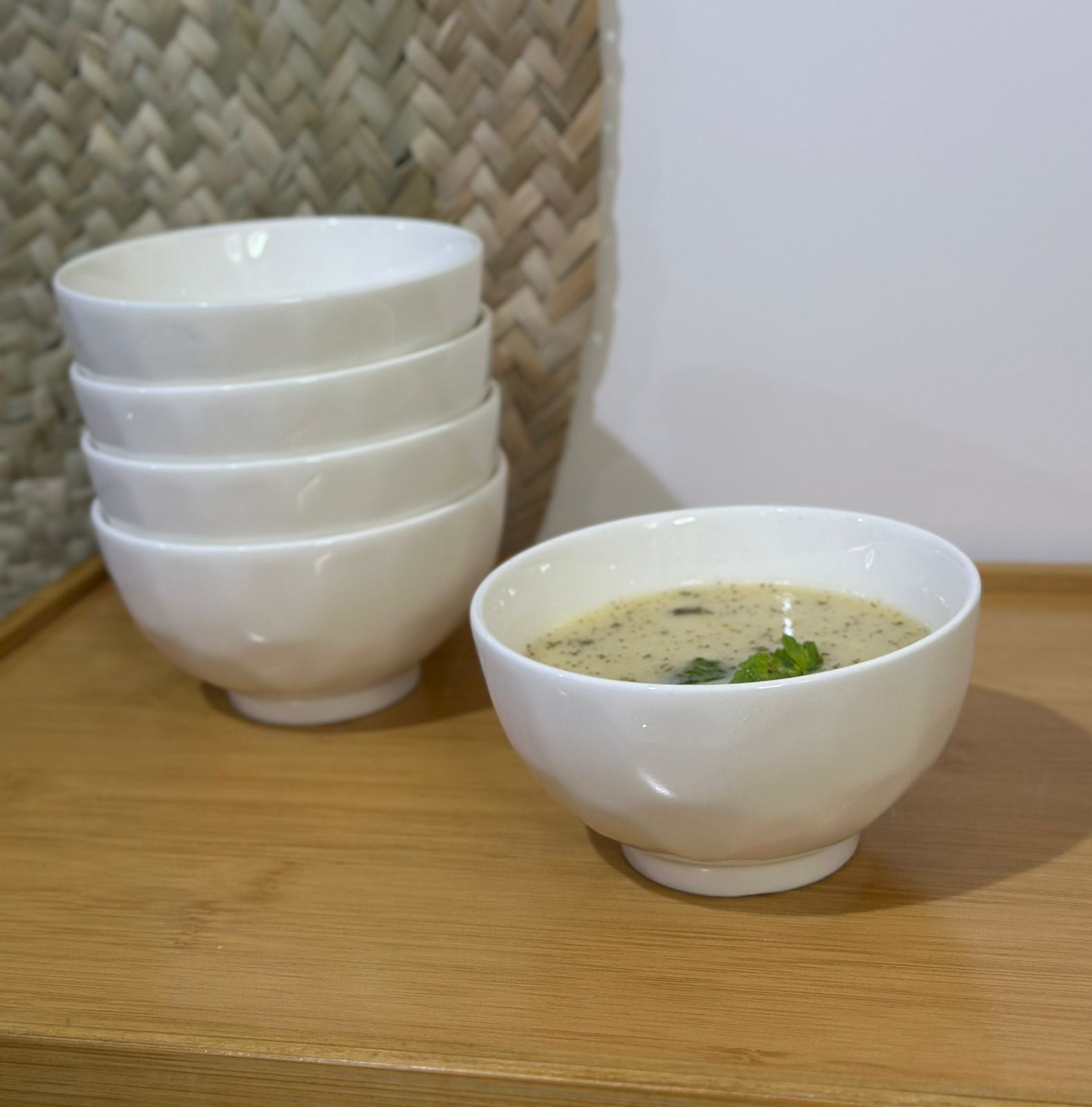 Luxury White Bowl for soup - Diqqawi Plates