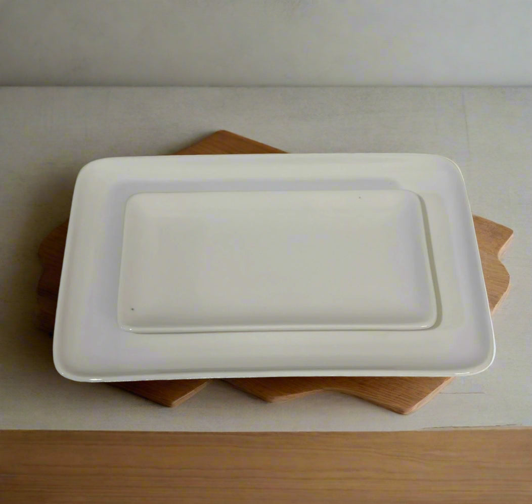 Rectangle Porcelain serving dish plate - Diqqawi Plates