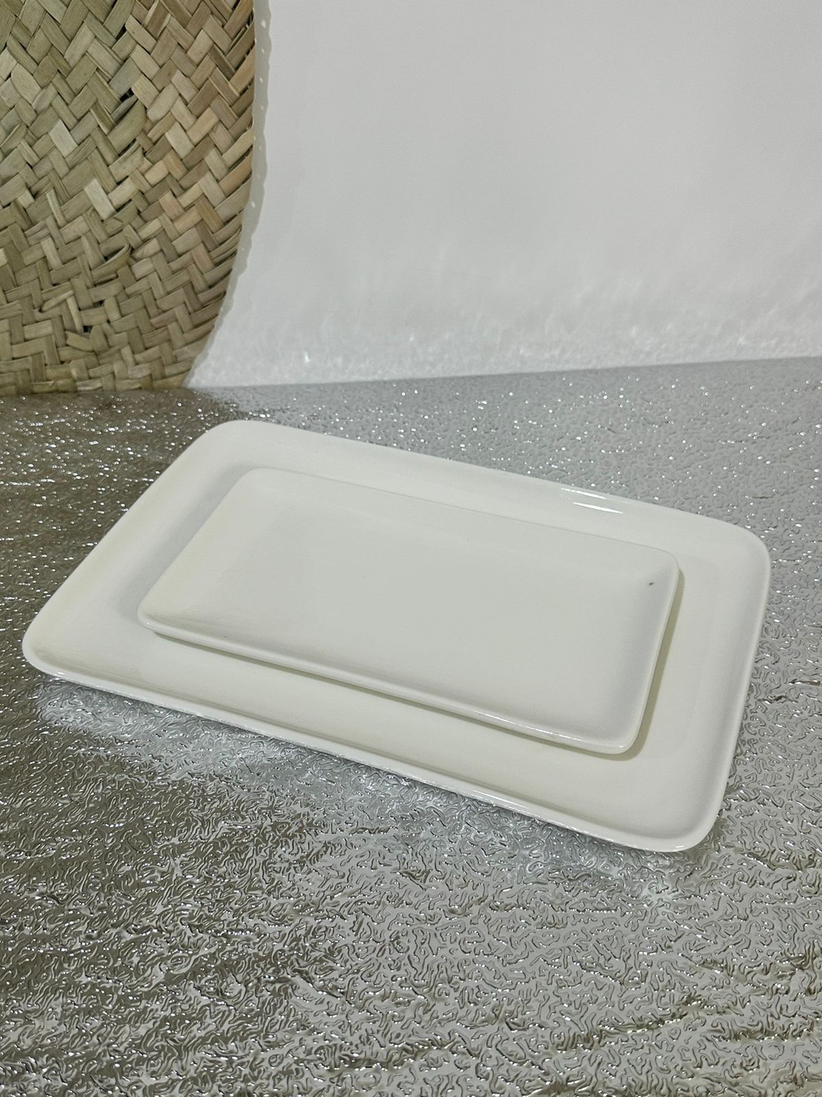 Rectangle Porcelain serving dish plate - Diqqawi Plates