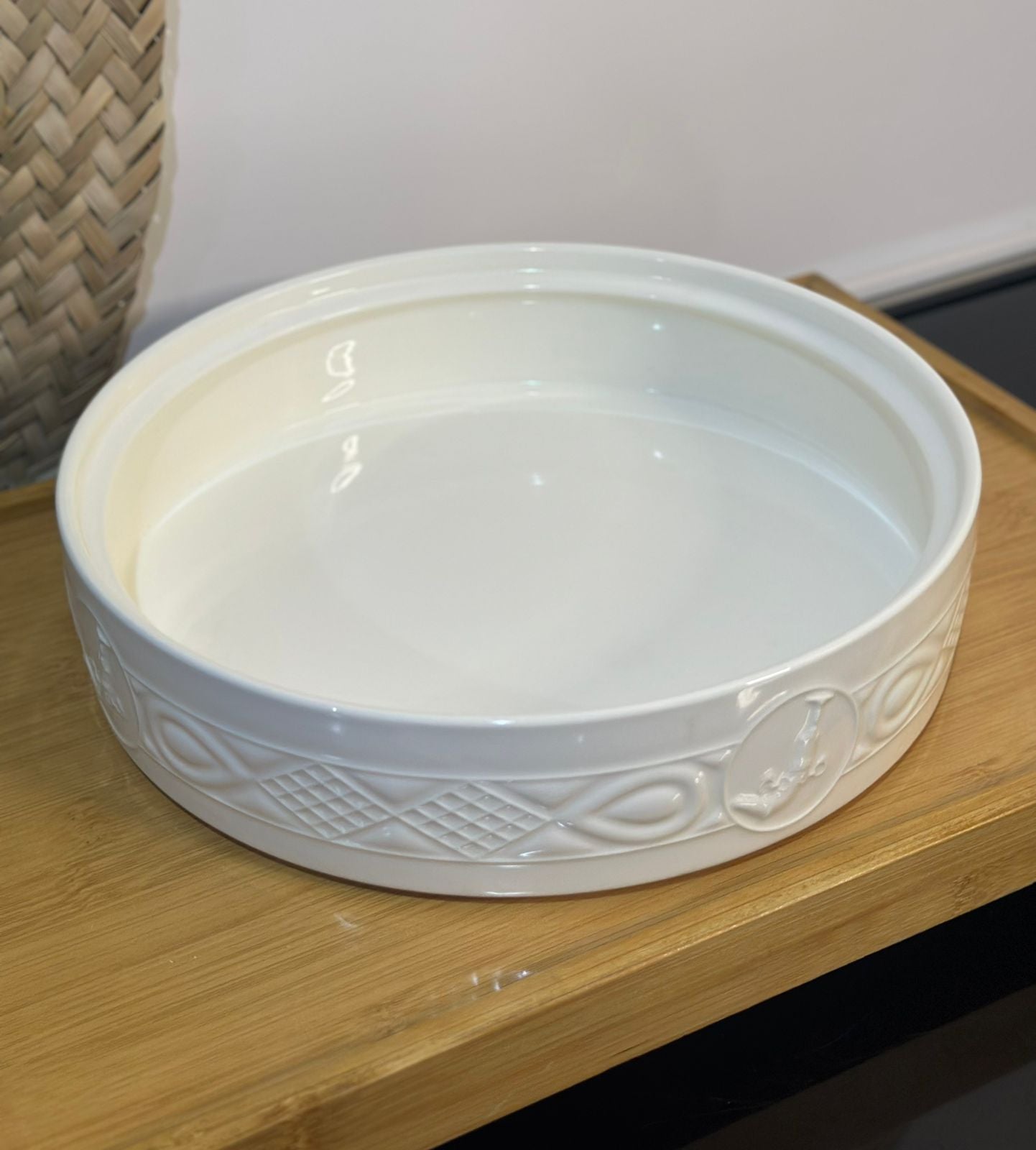 Luxury Large Porcelain Dish Bowl 25cm - Diqqawi Plates