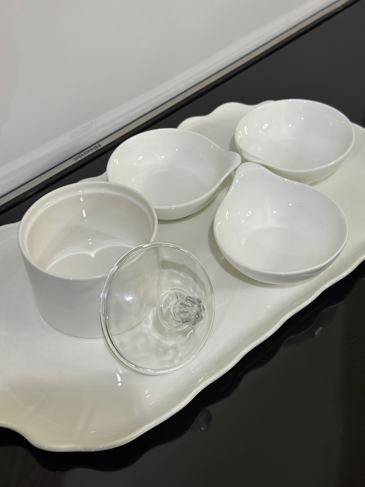 4pcs Luxury Porcelain Serving bowls - Diqqawi Plates
