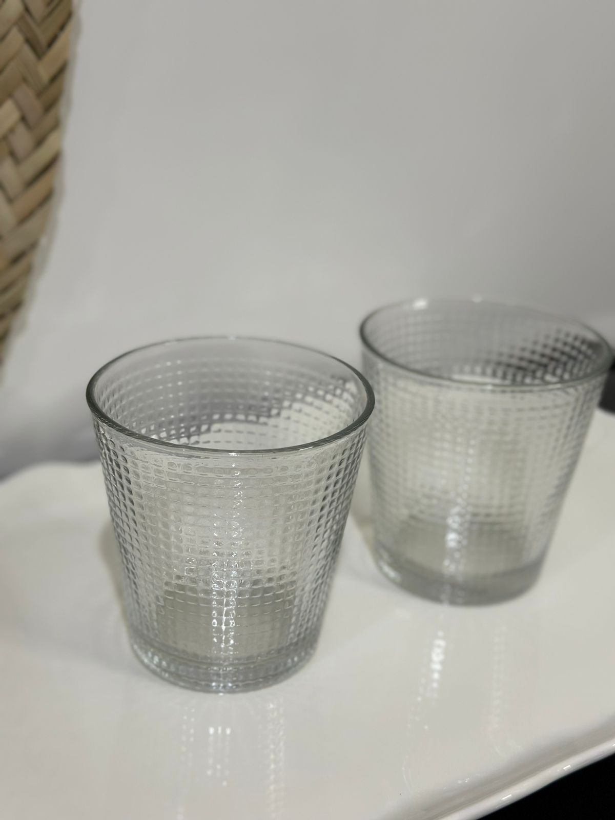 3pcs set Glass Serving Dessert plate with Lid and 2 cups - Diqqawi Plates