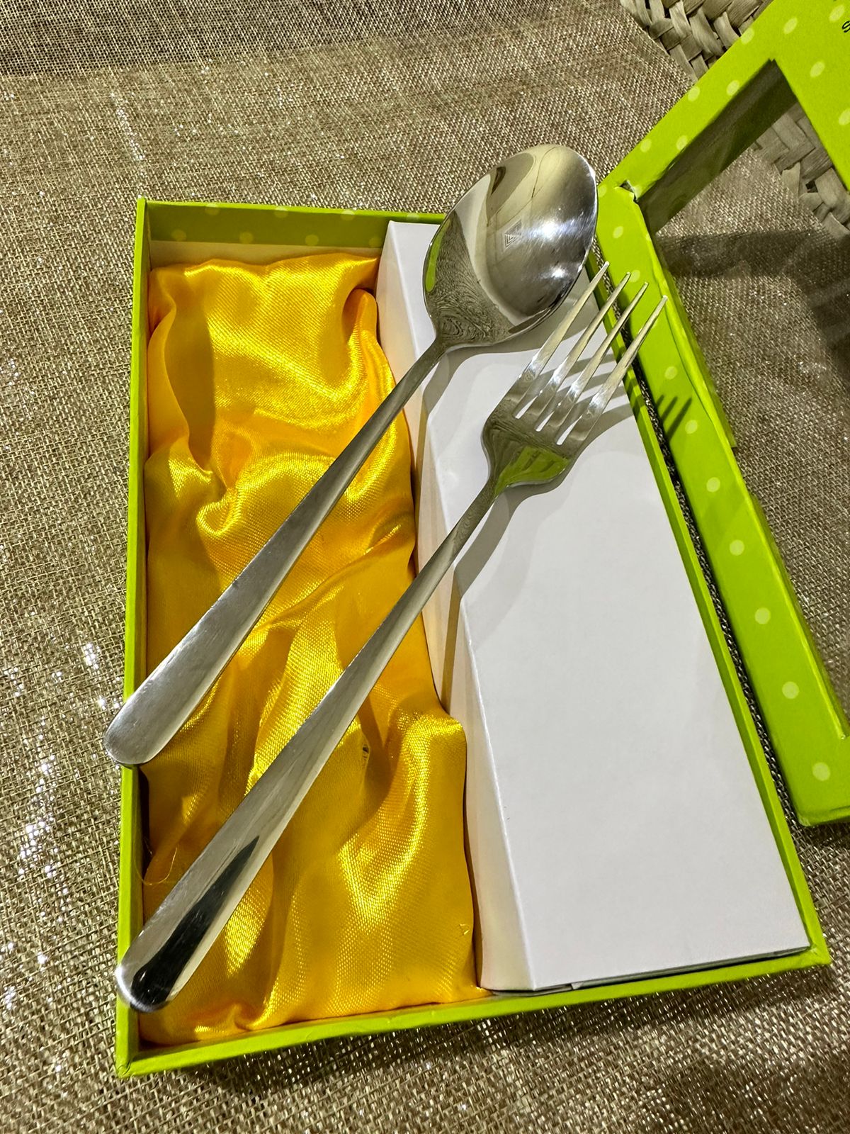 12 pcs Premium Stainless Steel Cutlery Fork and Spoon - Diqqawi Plates