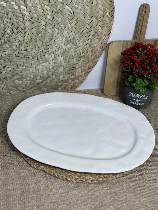 Large Porcelain Serving Plate 41cm - Diqqawi Plates