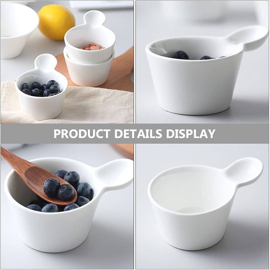 Porcelain Snack and Dip Bowl - Diqqawi Plates