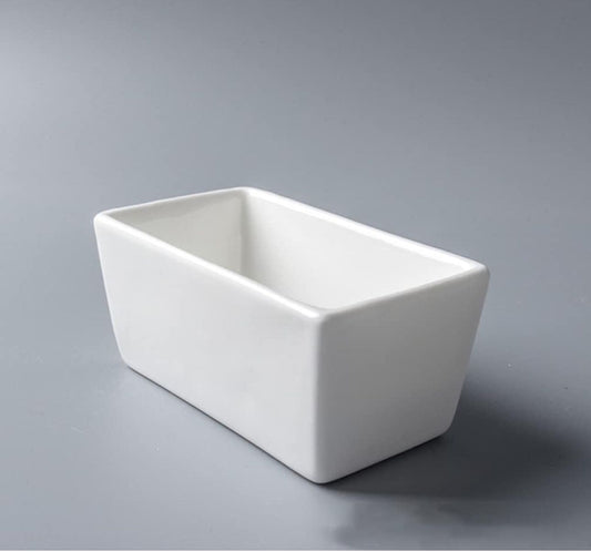 Rectangular Porcelain Container Bowl - Diqqawi Plates