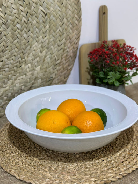 Porcelain Large Serving Bowl – 25 x 8.5 cm - Diqqawi Plates
