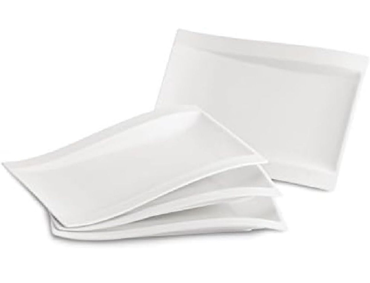 Luxury Rectangular serving Porcelain plate - Diqqawi Plates