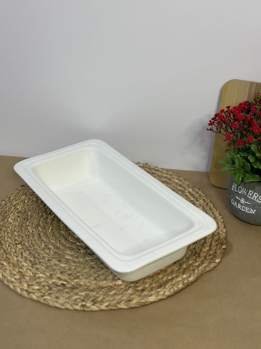 Large Porcelain Rectangular Dish Bowl styl17 - Diqqawi Plates