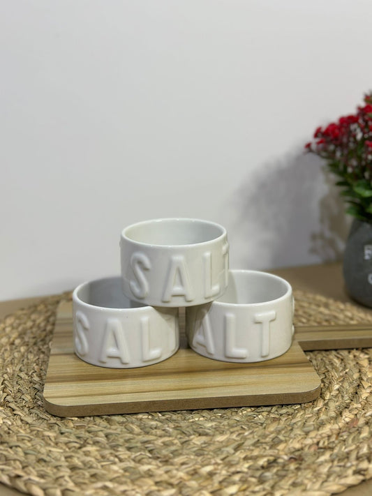 Small Salt Porcelain Bowl Container - Diqqawi Plates