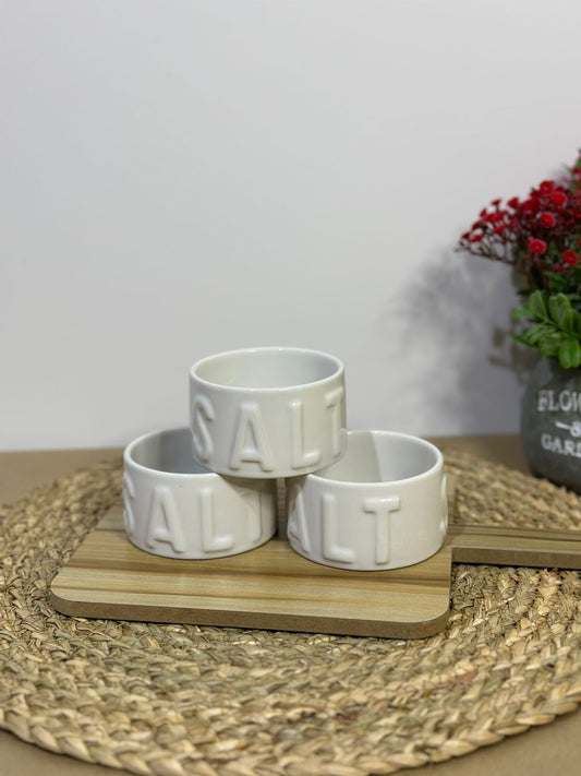 Small Salt Porcelain Bowl Container - Diqqawi Plates