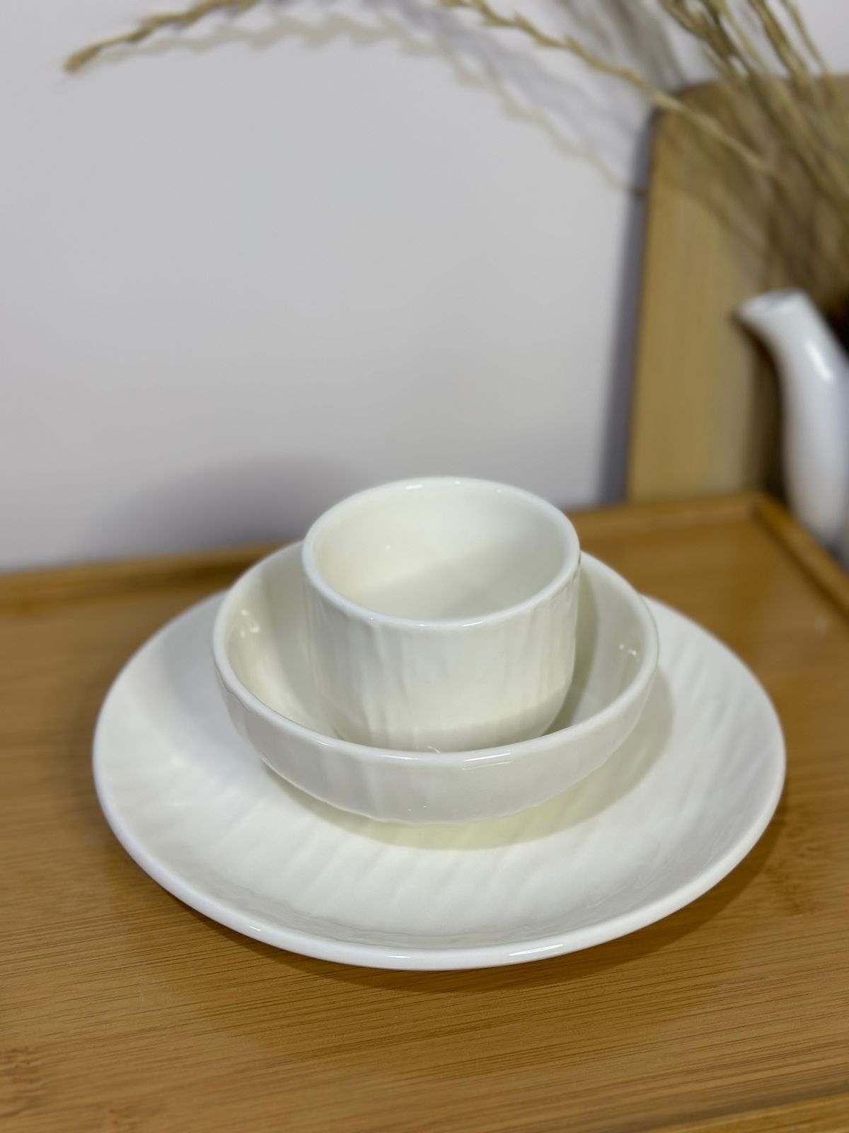 3 pcs set Premium plate, bowl & Cup - Diqqawi Plates