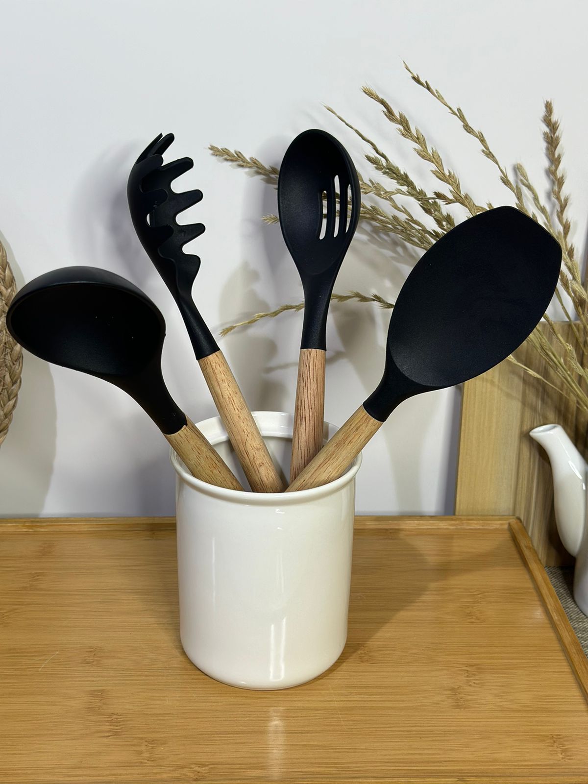 Luxury Ceramic utensils container styl4 - Diqqawi Plates
