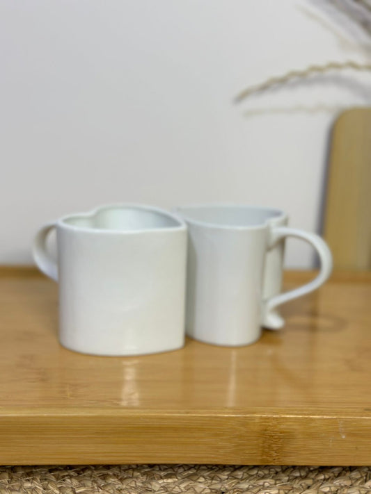 2pcs Luxury Porcelain Tea Cup Love style - Diqqawi Plates