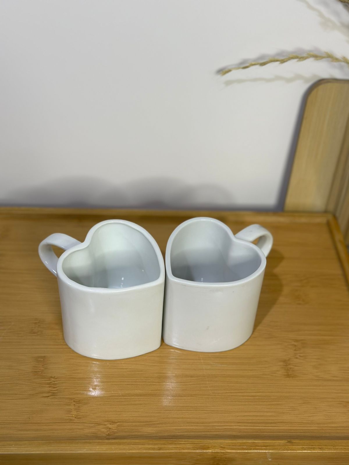 2pcs Luxury Porcelain Tea Cup Love style - Diqqawi Plates