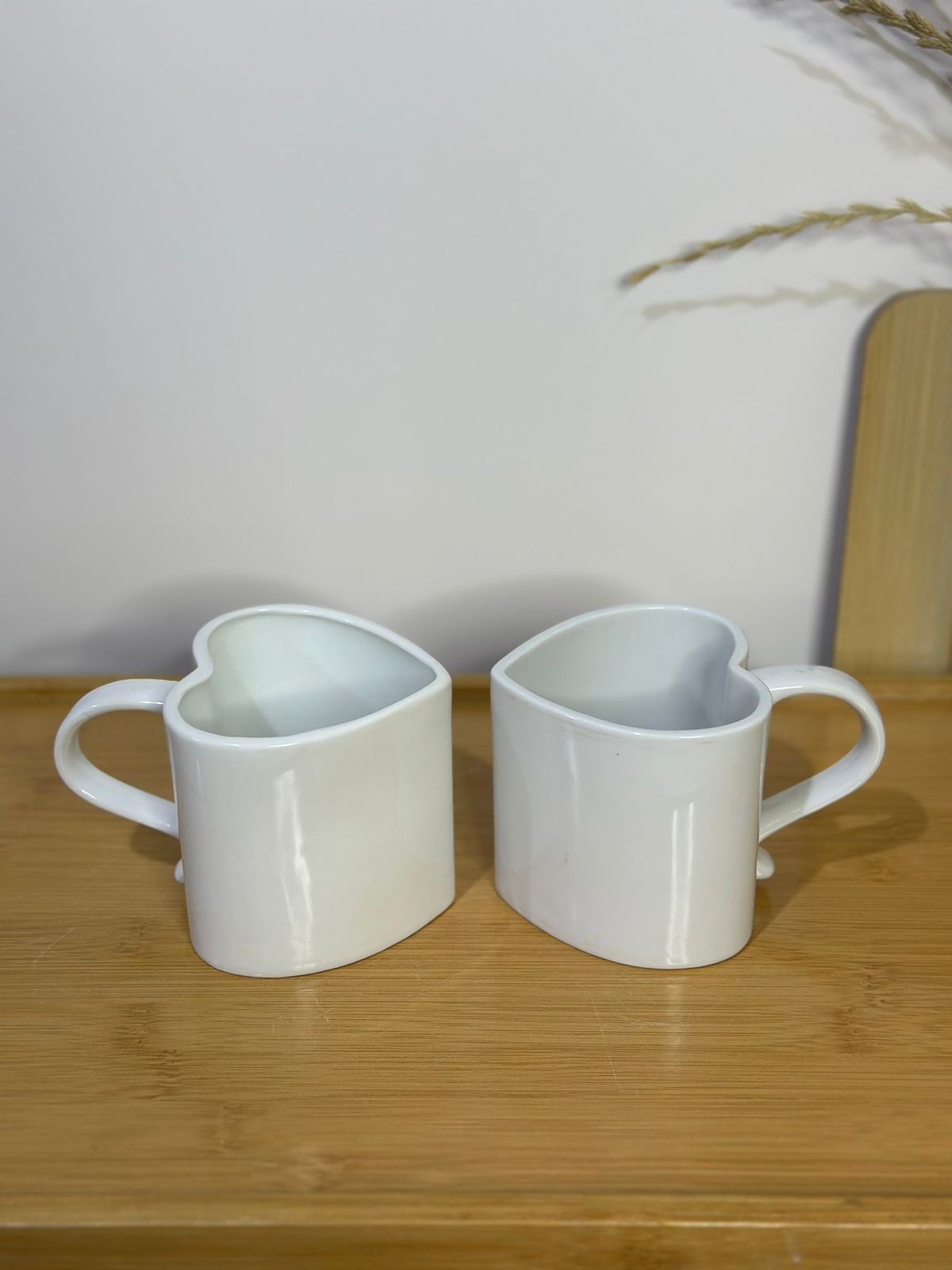 2pcs Luxury Porcelain Tea Cup Love style - Diqqawi Plates