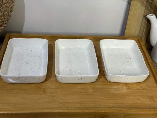 Small Luxury Rectangle Dish Plate 14.5x10cm - Diqqawi Plates