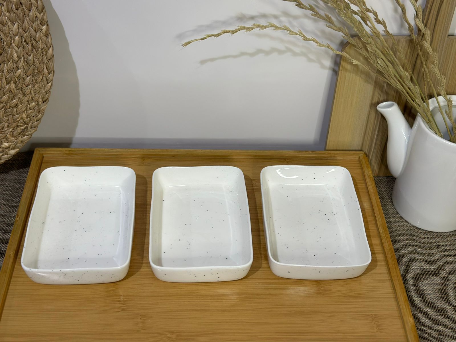 Small Luxury Rectangle Dish Plate 14.5x10cm - Diqqawi Plates