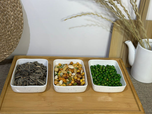 Small Luxury Rectangle Dish Plate 14.5x10cm - Diqqawi Plates