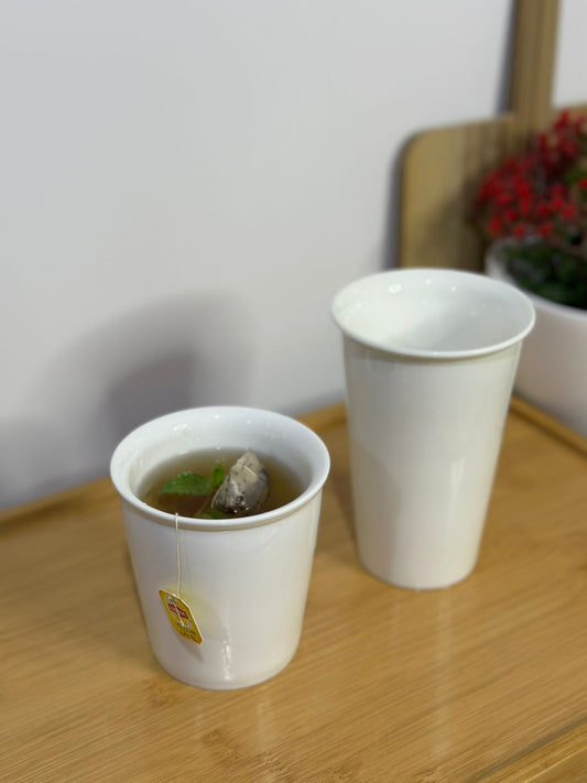 High Quality double wall Porcelain Mug Cup for Cappuccino Milk tea - Diqqawi Plates