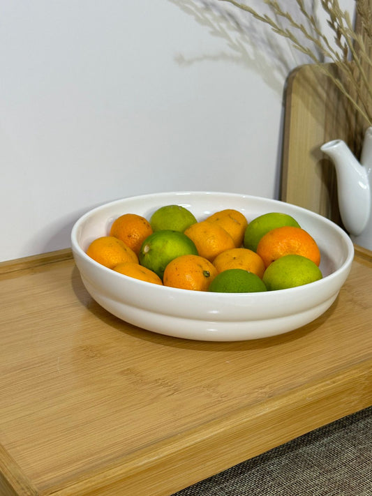 Luxury Medium Dish Bowl for serving Salad & Fruit - Diqqawi Plates