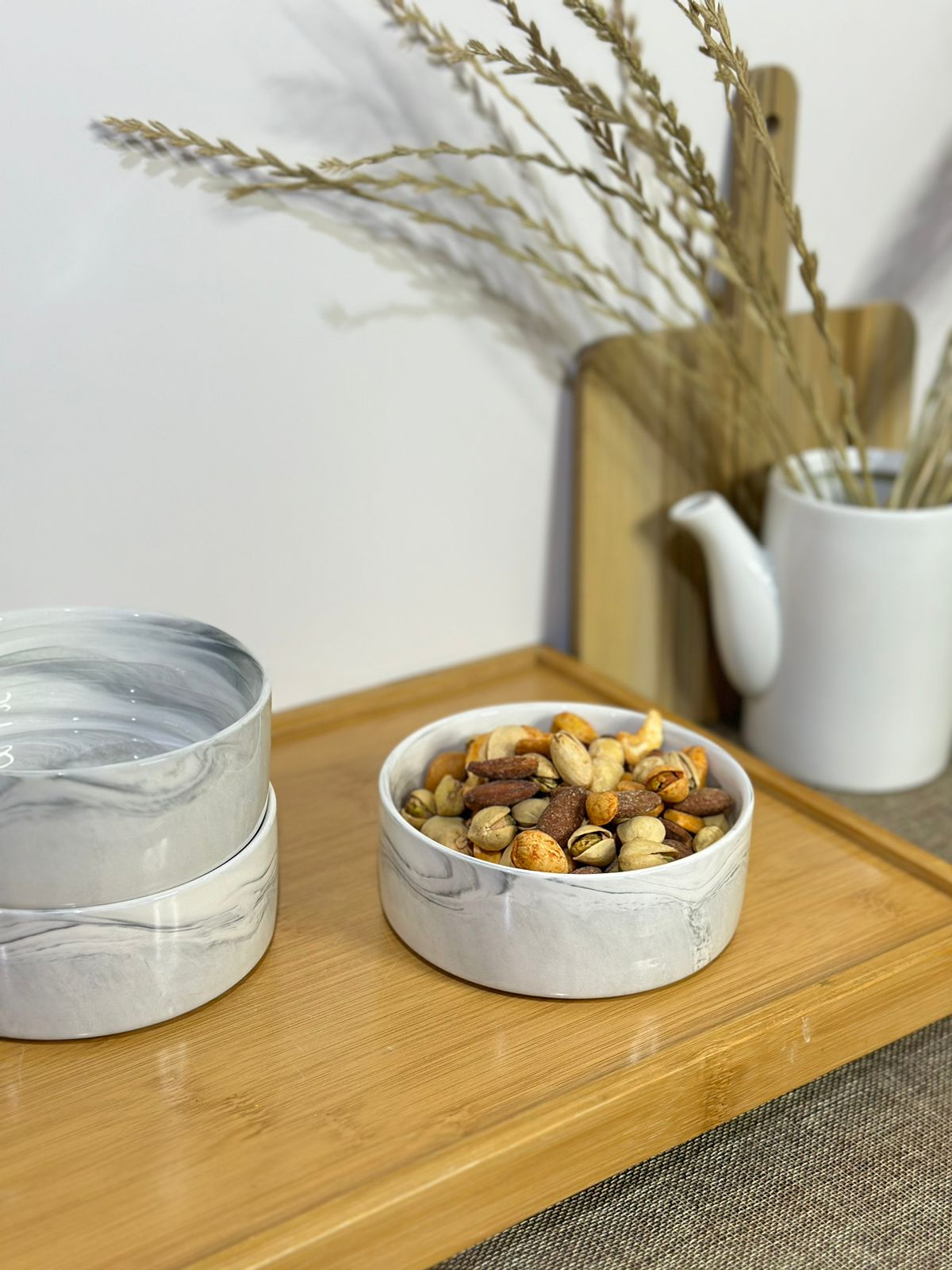 Luxury Medium Porcelain Bowl for Serving Soup Nuts - Diqqawi Plates