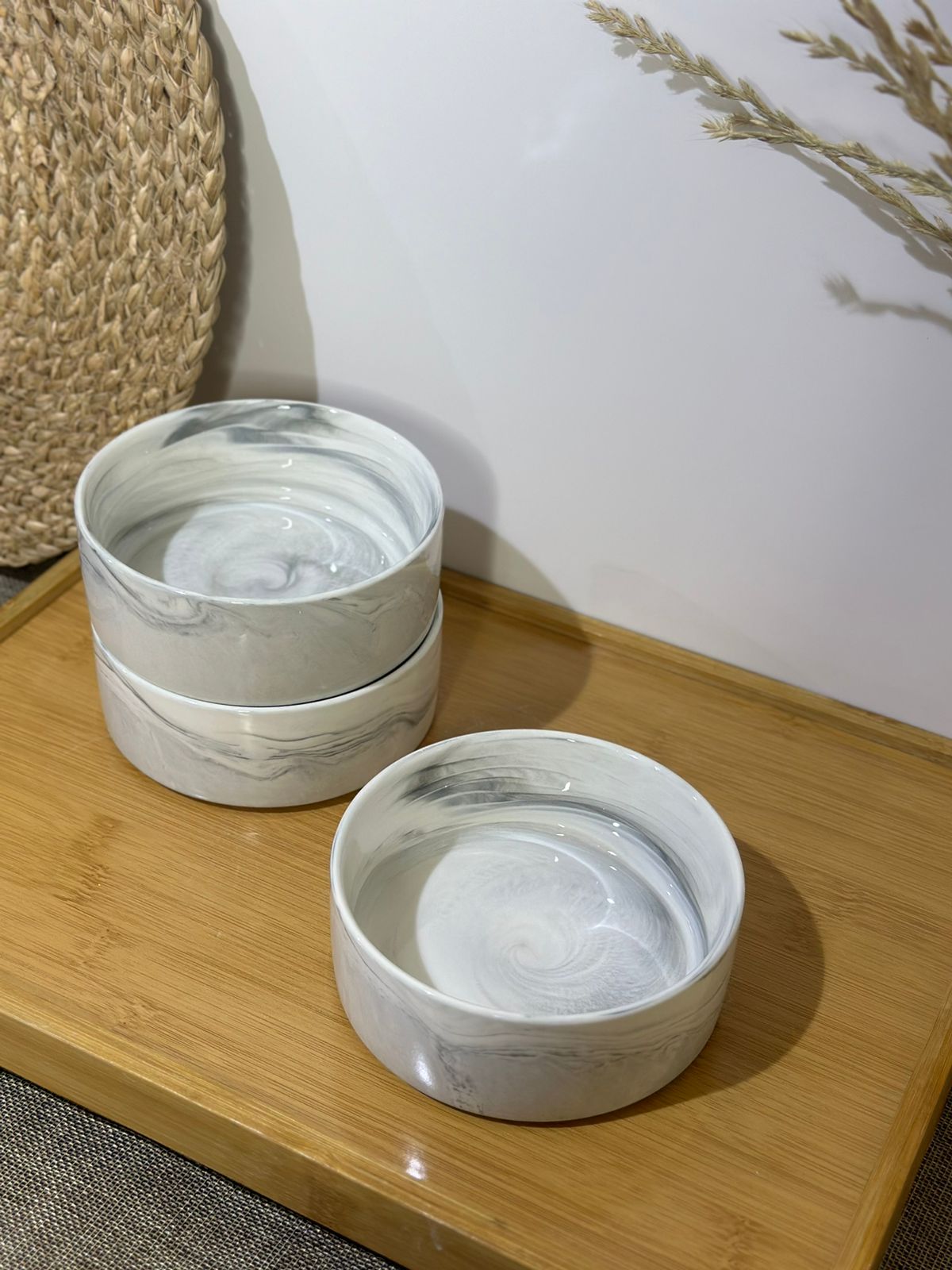 Luxury Medium Porcelain Bowl for Serving Soup Nuts - Diqqawi Plates