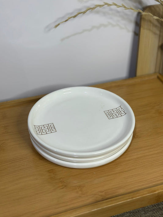 Premium Porcelain Plates – Set of 3 with Minor Defects (Read Description)styl3 - Diqqawi Plates