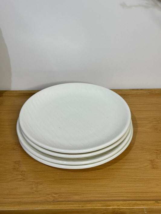 Premium Porcelain Plates – Set of 3 with Minor Defects (Read Description) - Diqqawi Plates