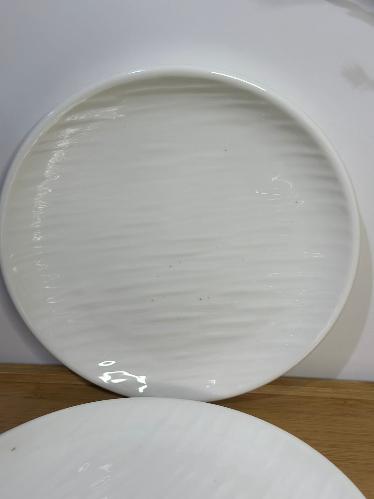 Premium Porcelain Plates – Set of 3 with Minor Defects (Read Description) - Diqqawi Plates