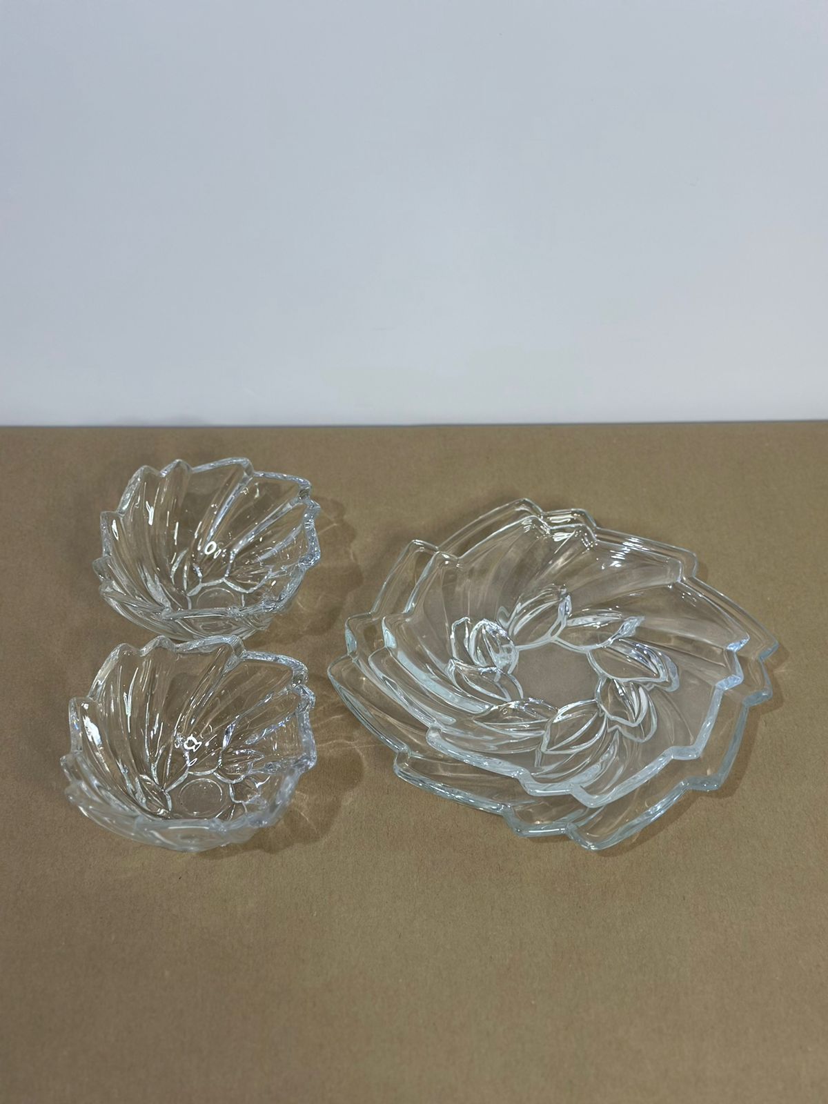 4 pcs Glass Serving set - Diqqawi Plates