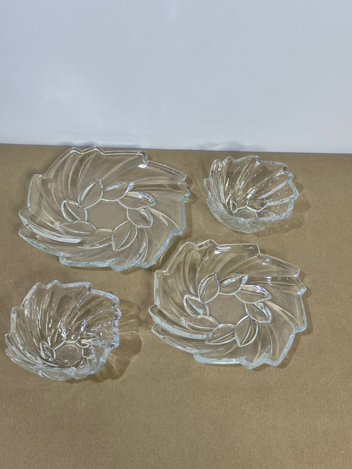 4 pcs Glass Serving set - Diqqawi Plates
