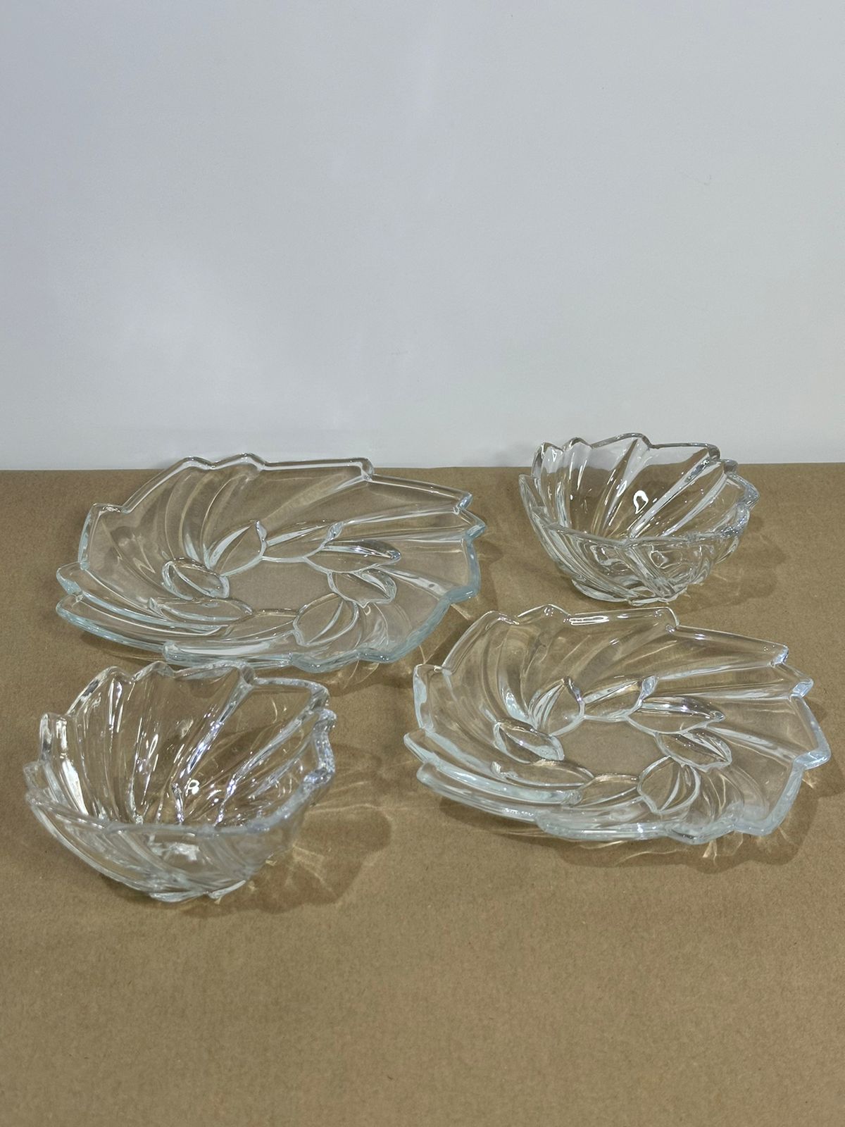 4 pcs Glass Serving set - Diqqawi Plates