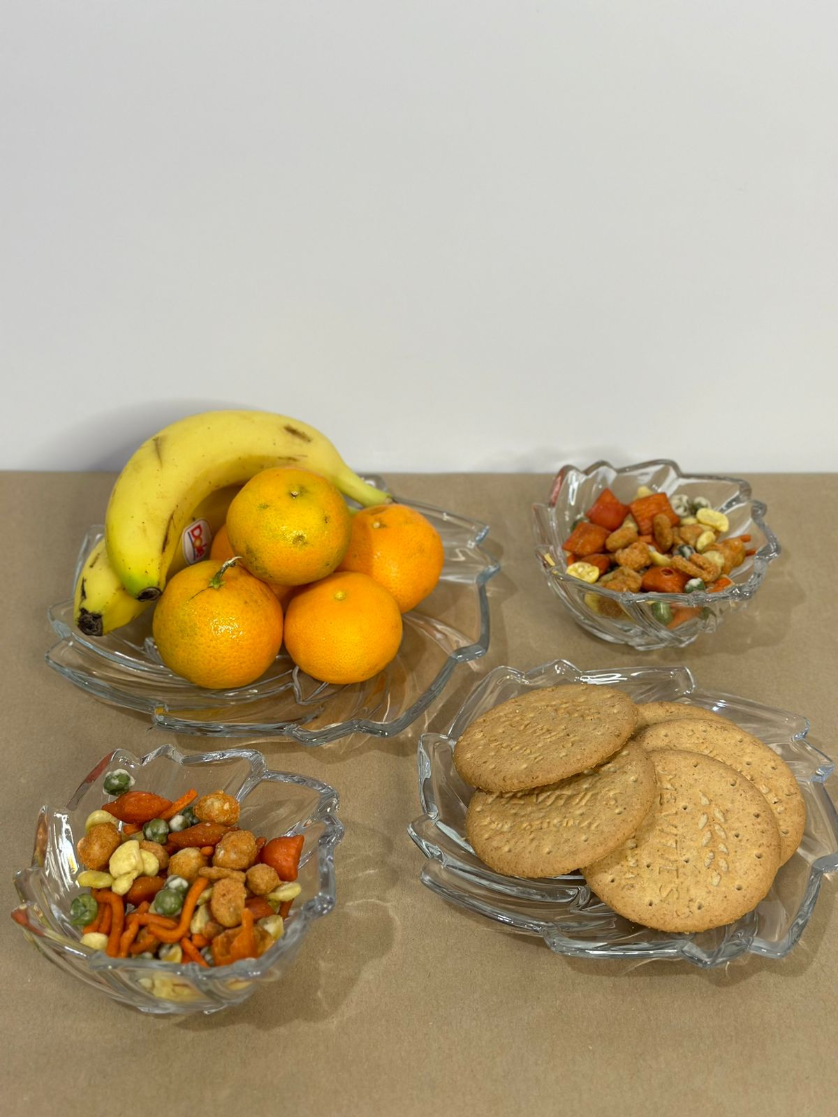 4 pcs Glass Serving set - Diqqawi Plates