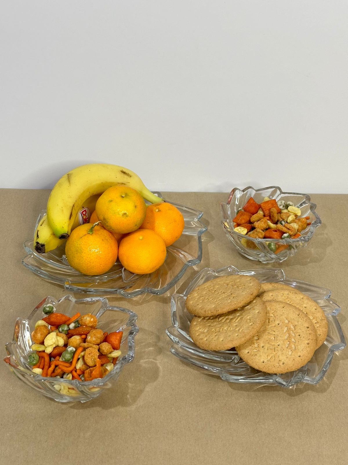 4 pcs Glass Serving set - Diqqawi Plates