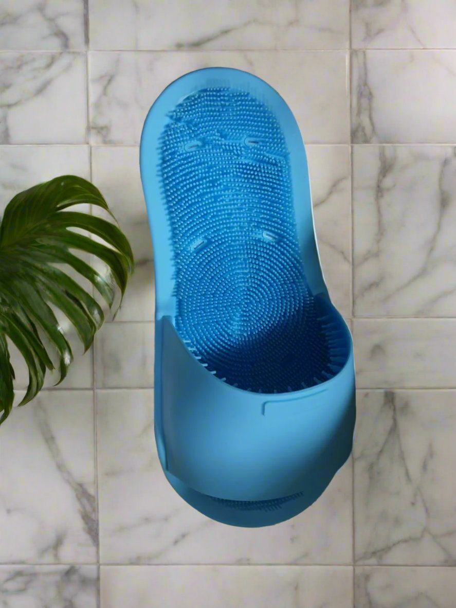 360° Cleaning and Massage silicone magic bathroom slipper - Diqqawi Plates