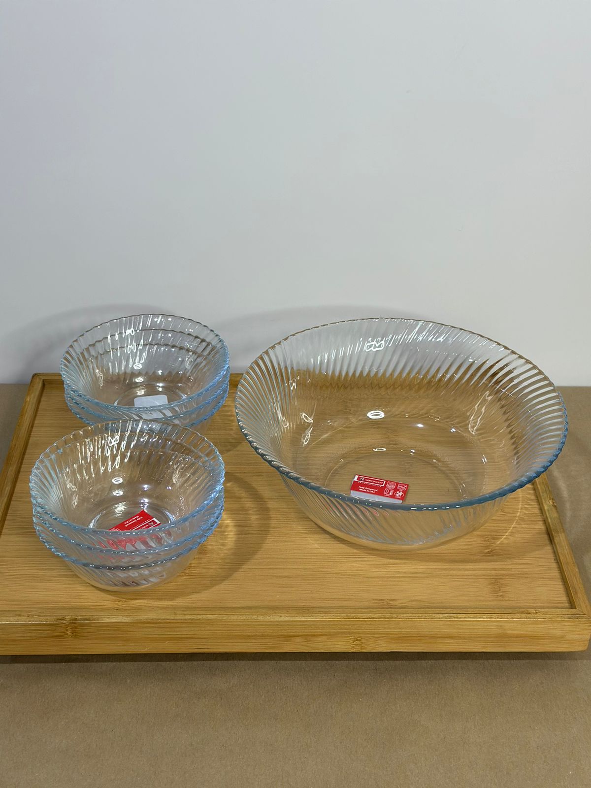 7 pcs Glass Serving bowls set - Diqqawi Plates