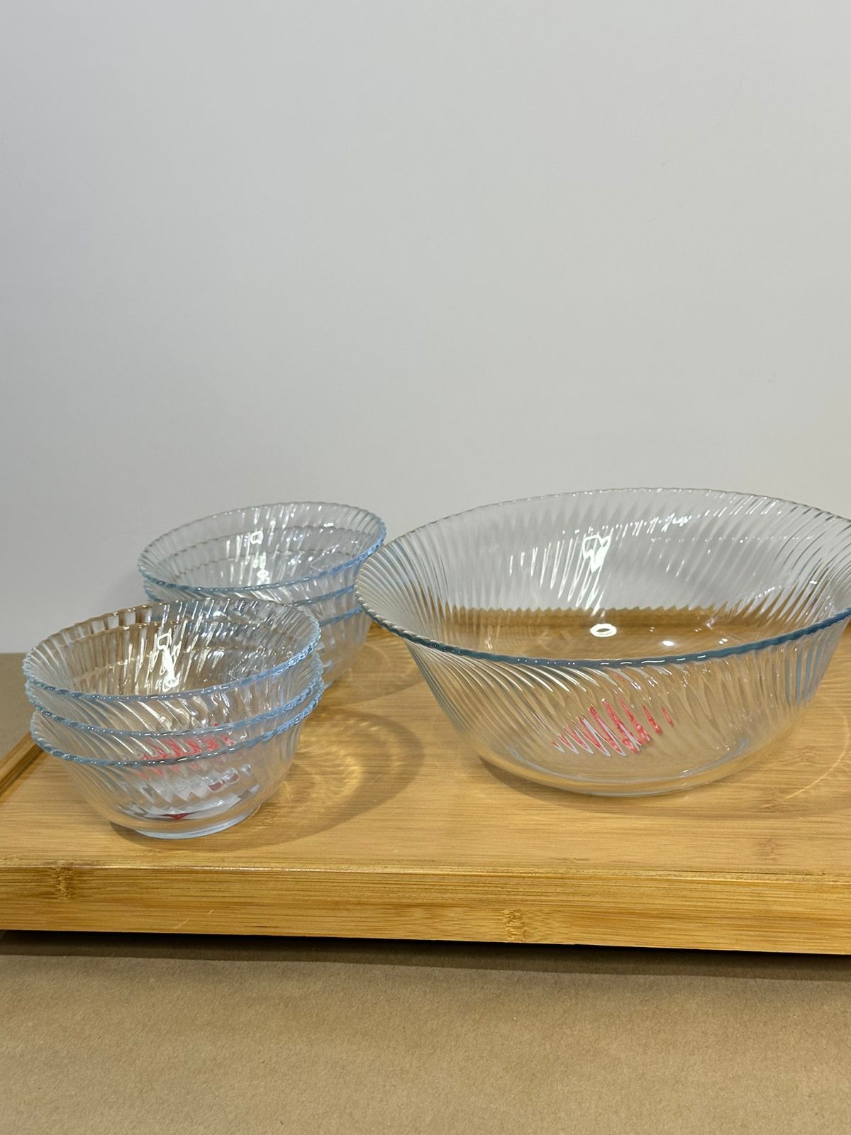 7 pcs Glass Serving bowls set - Diqqawi Plates
