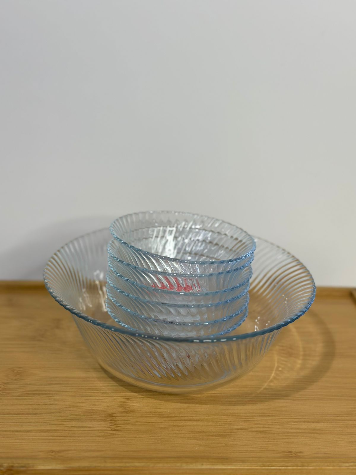 7 pcs Glass Serving bowls set - Diqqawi Plates