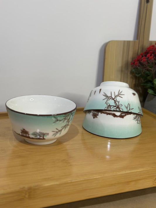 Colored Porcelain Bowls (Styl-55) - Diqqawi Plates