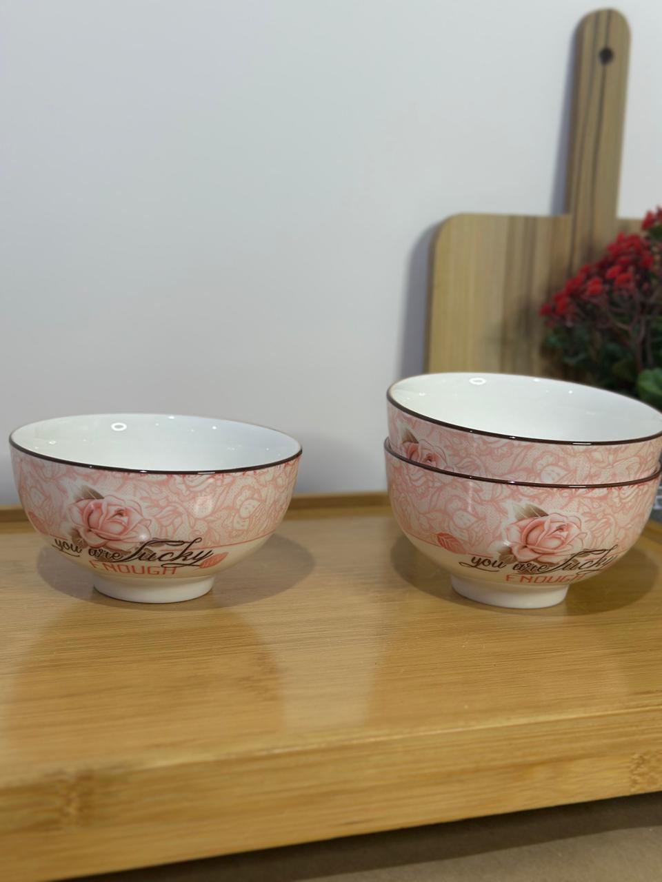 Colored Porcelain Bowls (Styl-59) - Diqqawi Plates